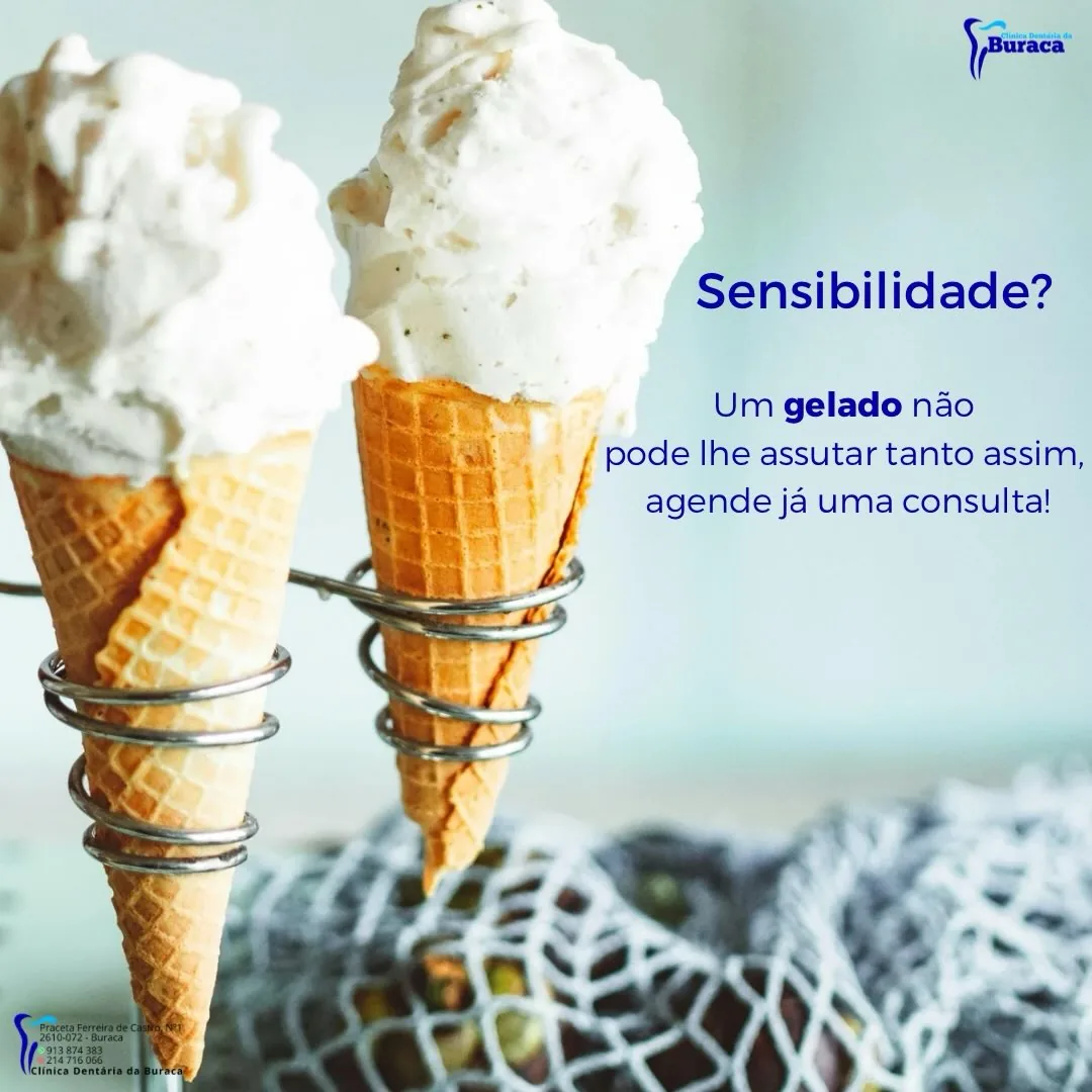 Imagem promocional alusiva à sensibilidade dentária